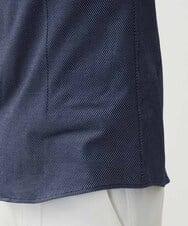 MNBGX11210 MICHEL KLEIN HOMME(ミッシェルクラン オム) 《日本製》ラッセルジャージシャツ ネイビー