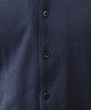 MNBGX11210 MICHEL KLEIN HOMME(ミッシェルクラン オム) 《日本製》ラッセルジャージシャツ ネイビー