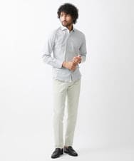 MNBGX11210 MICHEL KLEIN HOMME(ミッシェルクラン オム) 《日本製》ラッセルジャージシャツ ホワイト