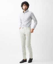 MNBGX11210 MICHEL KLEIN HOMME(ミッシェルクラン オム) 《日本製》ラッセルジャージシャツ ホワイト