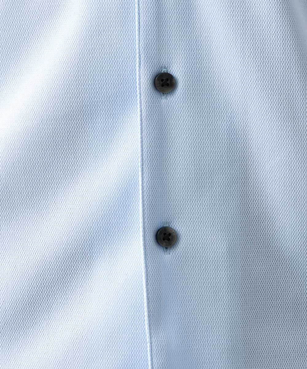 MNBGX64170 MICHEL KLEIN HOMME(ミッシェルクラン オム) 【2024年モデル】《日本製》イージーケアドレス半袖シャツ ライトブルー