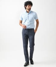 MNBGX64170 MICHEL KLEIN HOMME(ミッシェルクラン オム) 【2024年モデル】《日本製》イージーケアドレス半袖シャツ ライトブルー