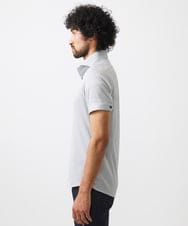 MNBHC61200 MICHEL KLEIN HOMME(ミッシェルクラン オム) 《日本製》ジャガード柄半袖シャツ ライトグレー