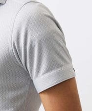 MNBHC61200 MICHEL KLEIN HOMME(ミッシェルクラン オム) 《日本製》ジャガード柄半袖シャツ ライトグレー