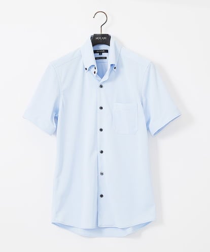 MNBHC64180 MICHEL KLEIN HOMME 《日本製》イージーケアドレス半袖シャツ