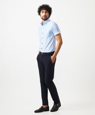 MNBHC64180 MICHEL KLEIN HOMME(ミッシェルクラン オム) 《日本製》イージーケアドレス半袖シャツ ライトブルー