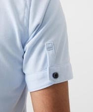 MNBHC64180 MICHEL KLEIN HOMME(ミッシェルクラン オム) 《日本製》イージーケアドレス半袖シャツ ライトブルー