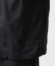 MNBHD55270 MICHEL KLEIN HOMME(ミッシェルクラン オム) 【セットアップ】スエード半袖シャツ ブラック
