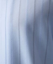 MNBHF59230 MICHEL KLEIN HOMME(ミッシェルクラン オム) ストライプリラックス半袖シャツ ライトブルー