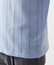 MNBHF59230 MICHEL KLEIN HOMME(ミッシェルクラン オム) ストライプリラックス半袖シャツ ライトブルー