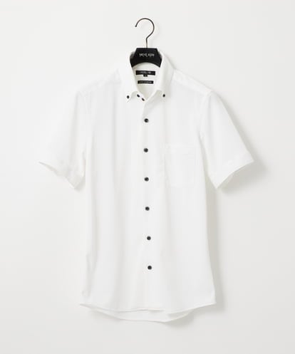 MNBHF64180 MICHEL KLEIN HOMME 《日本製》イージーケアボタンダウン半袖シャツ