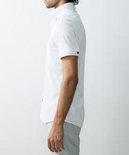 MNBHF64180 MICHEL KLEIN HOMME(ミッシェルクラン オム) 《日本製》イージーケアボタンダウン半袖シャツ ホワイト