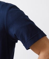 MNBHX12200 MICHEL KLEIN HOMME(ミッシェルクラン オム) グレンチェック柄半袖シャツ ネイビー