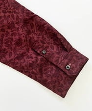 MNBHX62250 MICHEL KLEIN HOMME(ミッシェルクラン オム) 《日本製》ボタニカル柄七分袖シャツ パープル