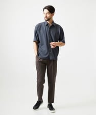 MNBID52250 MICHEL KLEIN HOMME(ミッシェルクラン オム) 《日本製》オリジナル総柄半袖シャツ ダークグレー