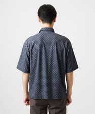 MNBID52250 MICHEL KLEIN HOMME(ミッシェルクラン オム) 《日本製》オリジナル総柄半袖シャツ ダークグレー