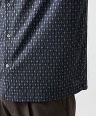 MNBID52250 MICHEL KLEIN HOMME(ミッシェルクラン オム) 《日本製》オリジナル総柄半袖シャツ ダークグレー