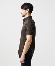 MNBIF01200 MICHEL KLEIN HOMME(ミッシェルクラン オム) 《日本製》チドリ柄半袖シャツ ブラウン