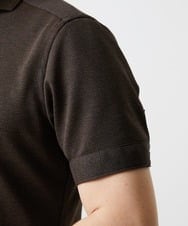 MNBIF01200 MICHEL KLEIN HOMME(ミッシェルクラン オム) 《日本製》チドリ柄半袖シャツ ブラウン