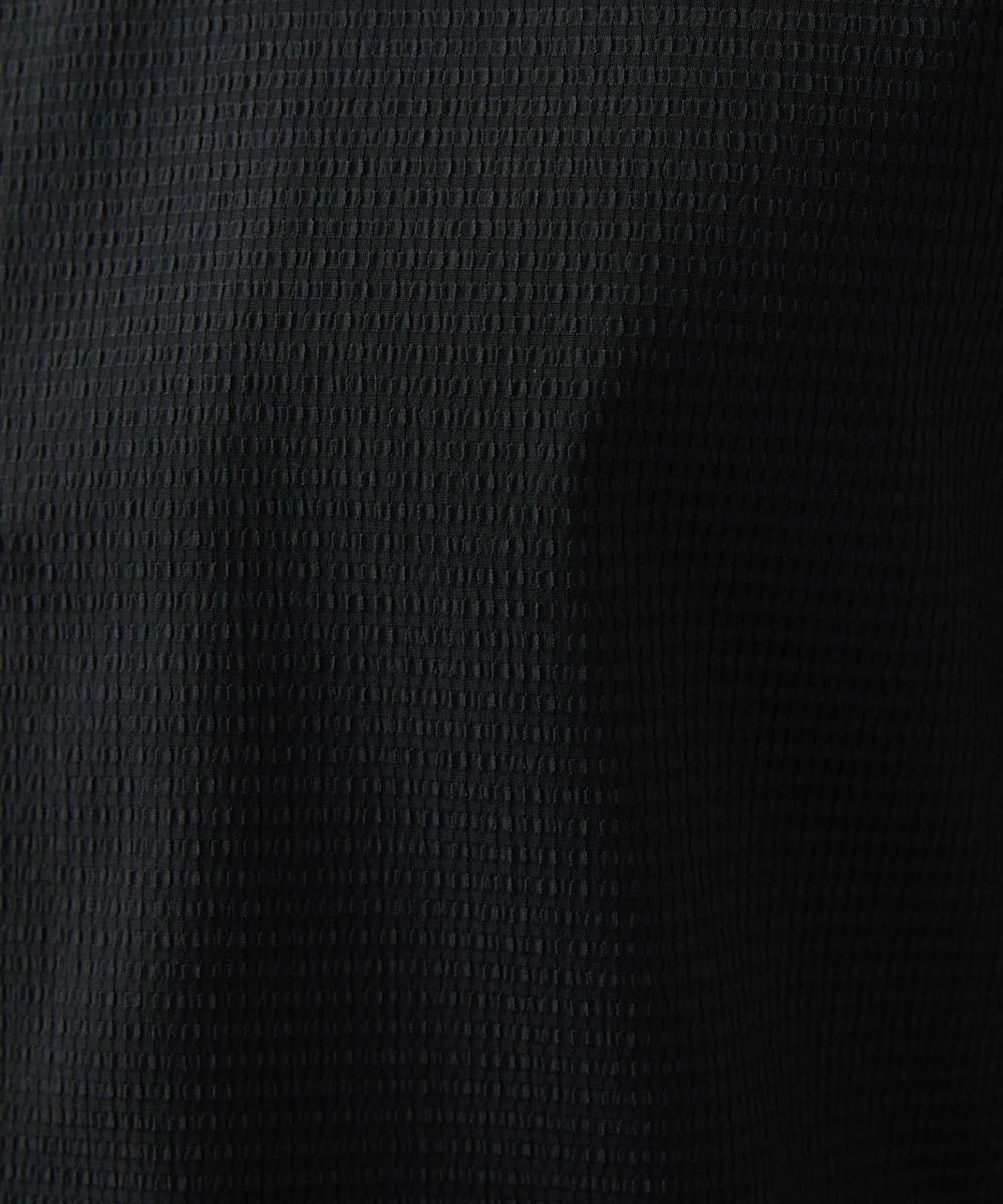 MNBJC63230 MICHEL KLEIN HOMME(ミッシェルクラン オム) バンドカラー半袖シャツ ブラック