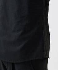 MNBJC63230 MICHEL KLEIN HOMME(ミッシェルクラン オム) バンドカラー半袖シャツ ブラック