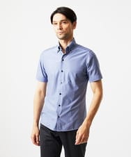 MNBJC68200 MICHEL KLEIN HOMME(ミッシェルクラン オム) 《日本製》半袖シャツ ブルー