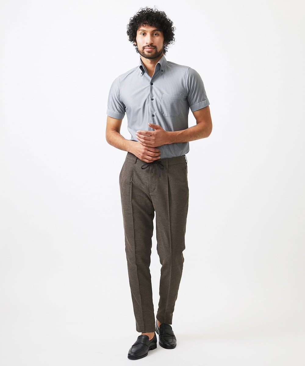 MNBJC68200 MICHEL KLEIN HOMME(ミッシェルクラン オム) 《日本製》半袖シャツ グレー