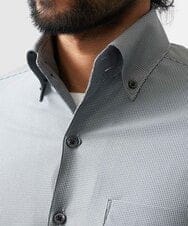 MNBJC68200 MICHEL KLEIN HOMME(ミッシェルクラン オム) 《日本製》半袖シャツ グレー