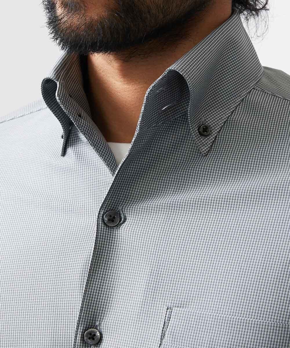 MNBJC68200 MICHEL KLEIN HOMME(ミッシェルクラン オム) 《日本製》半袖シャツ グレー