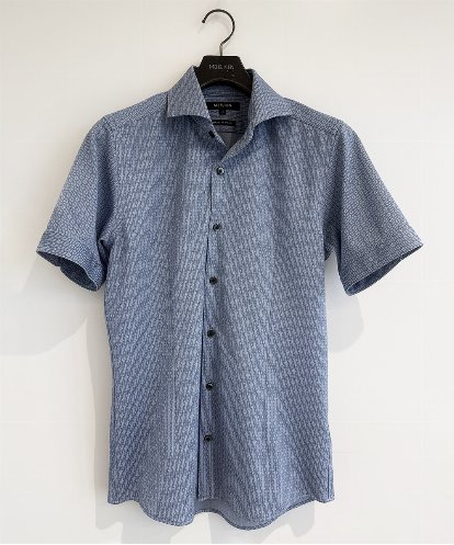 MNBJC69200 MICHEL KLEIN HOMME 《日本製》ジャガード半袖シャツ