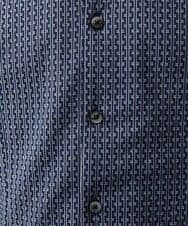 MNBJC69200 MICHEL KLEIN HOMME(ミッシェルクラン オム) 《日本製》ジャガード半袖シャツ ネイビー