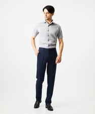 MNBJC69200 MICHEL KLEIN HOMME(ミッシェルクラン オム) 《日本製》ジャガード半袖シャツ ライトグレー