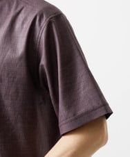 MNBJD51270 MICHEL KLEIN HOMME(ミッシェルクラン オム) 【セットアップ】カプリ半袖シャツ パープル