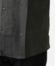 MNBJD53230 MICHEL KLEIN HOMME(ミッシェルクラン オム) コットンウェーブ長袖シャツ ダークグレー