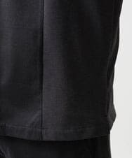 MNBJD63250 MICHEL KLEIN HOMME(ミッシェルクラン オム) 【セットアップ】異素材コンビ半袖シャツ ダークグレー