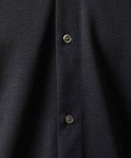 MNBJD63250 MICHEL KLEIN HOMME(ミッシェルクラン オム) 【セットアップ】異素材コンビ半袖シャツ ダークグレー