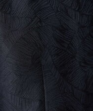MNBJS35250 MICHEL KLEIN HOMME(ミッシェルクラン オム) 《日本製》ボタニカル柄7分袖シャツ ブラック(94)