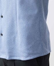 MNBJX47200 MICHEL KLEIN HOMME(ミッシェルクラン オム) 《日本製》ジャージ半袖シャツ ライトブルー