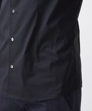 MNBJX58230 MICHEL KLEIN HOMME(ミッシェルクラン オム) スマートストレッチ長袖シャツ ブラック