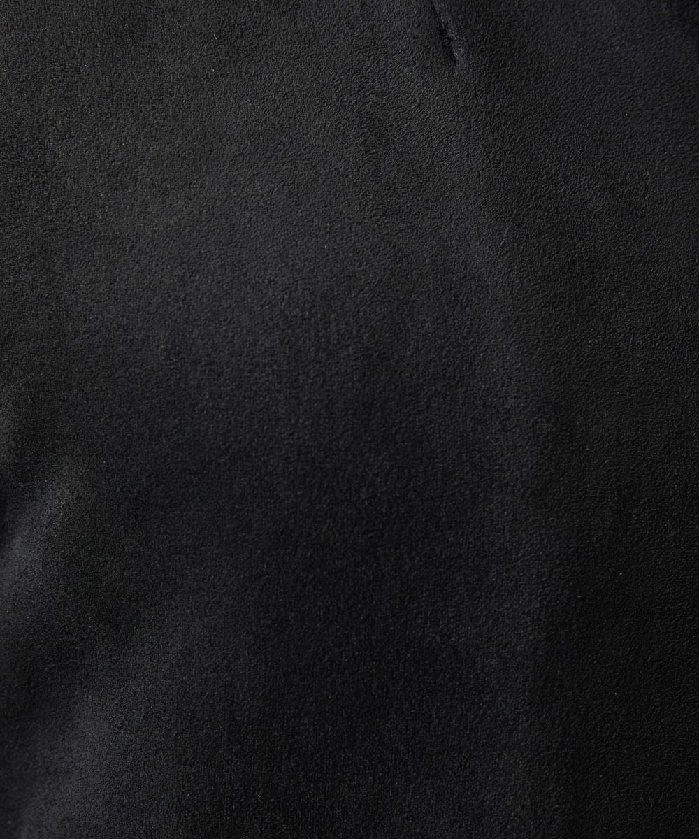 MNCAI64350 MICHEL KLEIN HOMME(ミッシェルクラン オム) 【セットアップ】スエードジップアップパーカー ブラック