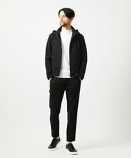 MNCAI64350 MICHEL KLEIN HOMME(ミッシェルクラン オム) 【セットアップ】スエードジップアップパーカー ブラック