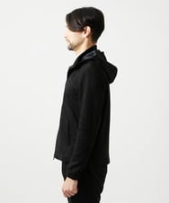 MNCAI64350 MICHEL KLEIN HOMME(ミッシェルクラン オム) 【セットアップ】スエードジップアップパーカー ブラック