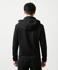 MNCAI64350 MICHEL KLEIN HOMME(ミッシェルクラン オム) 【セットアップ】スエードジップアップパーカー ブラック