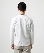 MNCIF71360 MICHEL KLEIN HOMME(ミッシェルクラン オム) 《日本製》ブロックショールカラーカーディガン アイボリー