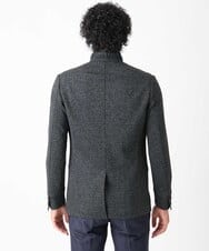 MNDAA01590 MICHEL KLEIN HOMME(ミッシェルクラン オム) ジャージコンバーチブルジャケット ブラック