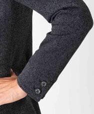 MNDAA01590 MICHEL KLEIN HOMME(ミッシェルクラン オム) ジャージコンバーチブルジャケット ブラック