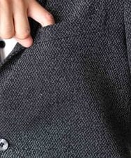 MNDAA01590 MICHEL KLEIN HOMME(ミッシェルクラン オム) ジャージコンバーチブルジャケット ブラック