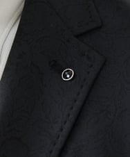 MNDAA50450 MICHEL KLEIN HOMME(ミッシェルクラン オム) 総柄テーラードジャケット セットアップ ブラック