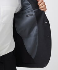 MNDAA50450 MICHEL KLEIN HOMME(ミッシェルクラン オム) 総柄テーラードジャケット セットアップ ブラック