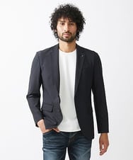 MNDAA50450 MICHEL KLEIN HOMME(ミッシェルクラン オム) 総柄テーラードジャケット セットアップ ブラック